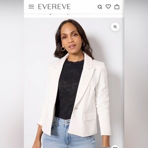 Evereve Dawson Blazer white